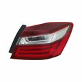 Sherman Parts Right Assembly Outer Tail Lamp for 2016-2017 Honda Accord Sedan CAPA SHE2817B-191Q-2